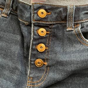 dark blue, ripped, skinny jeans, size 13